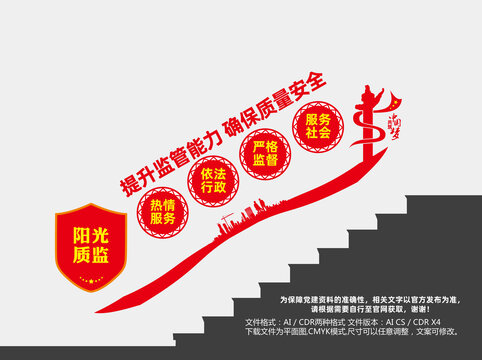質(zhì)監(jiān)局樓梯文化墻