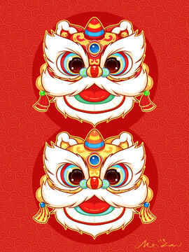 醒獅圖案