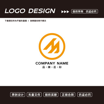 M字母logo創(chuàng)意標(biāo)志