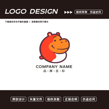 河馬logo標(biāo)志