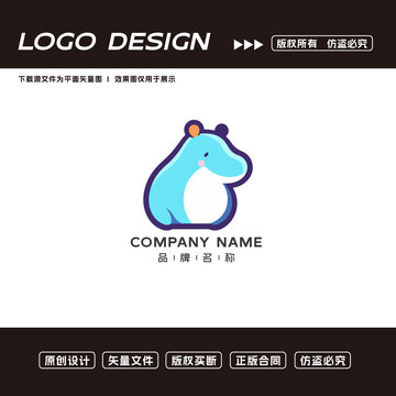 河馬logo標(biāo)志