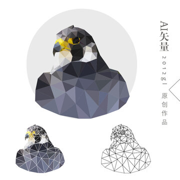抽象畫(huà)老鷹