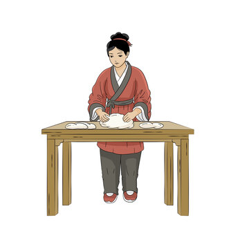 揉面