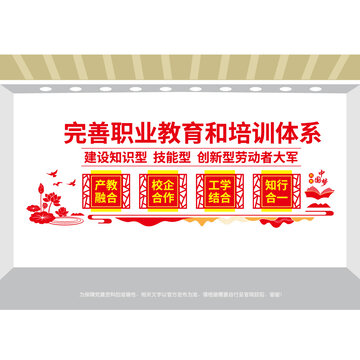 職業(yè)教育黨建文化墻