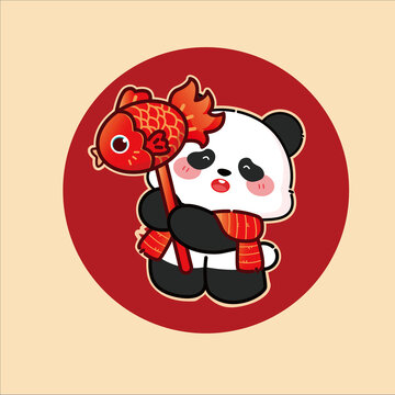 年年有余熊貓