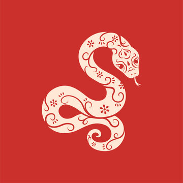 蛇剪紙