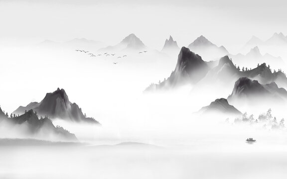 水墨山水