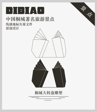 桐城大轉盤雕塑