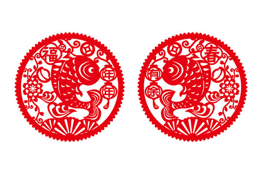 鯉魚剪紙