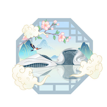哈爾濱大劇院貼紙