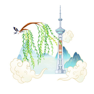 南京廣播電視塔貼紙