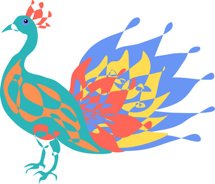 彩色鳥