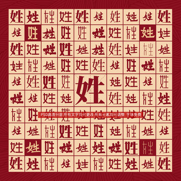 姓字背景