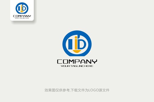 ID字母LOGO家居裝飾標(biāo)志