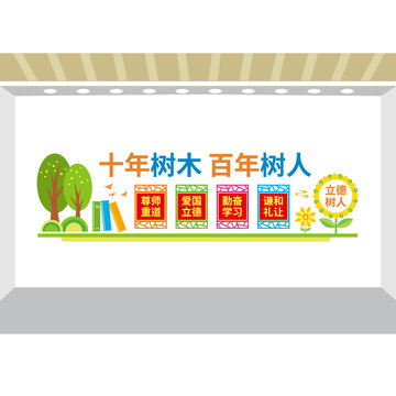 學(xué)校教育文化墻