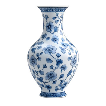 [免摳素材]青花瓷花瓶圖案