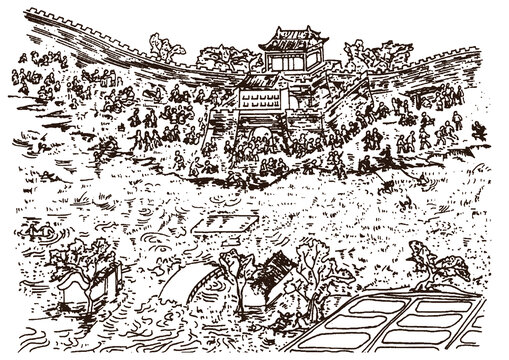 北京地安門水災