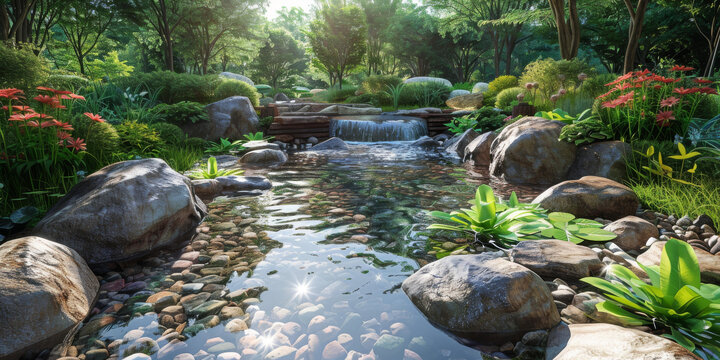 自然山水園林景觀