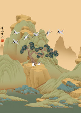 青綠山水