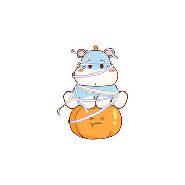 卡通小河馬