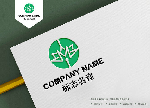 M字母logo