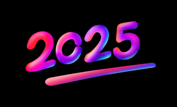 2025漸變文字窗貼