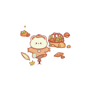 稻草人小熊