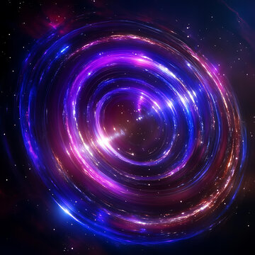 宇宙星系旋渦藝術(shù)圖