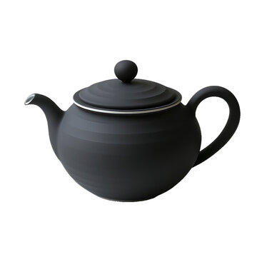 [免摳素材]現(xiàn)代黑色陶瓷茶壺