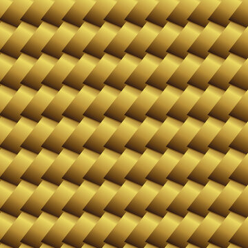 金色背景編織花紋紡織紋理