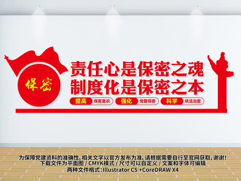 保密文化墻