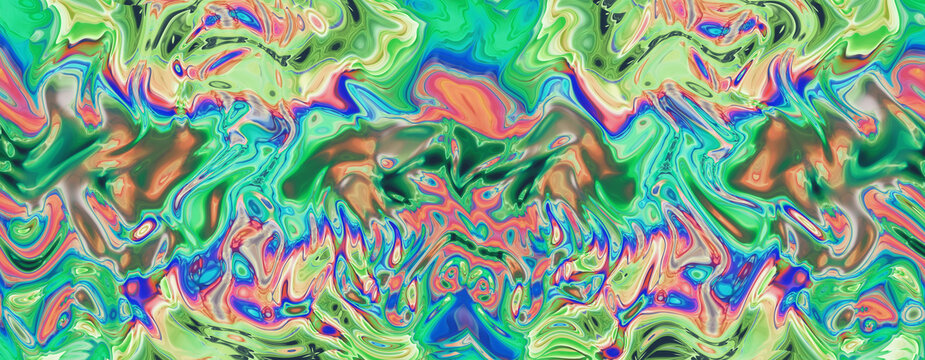 彩色液態(tài)流體抽象軟膜天花吊頂