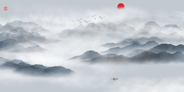 古風(fēng)山水畫