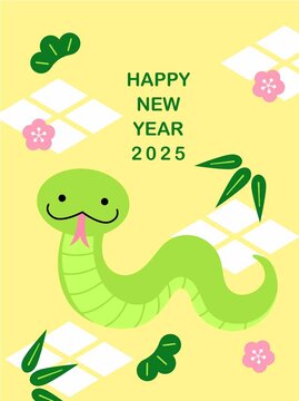 小青蛇竹葉青蛇矢量可愛(ài)蛇Q版蛇