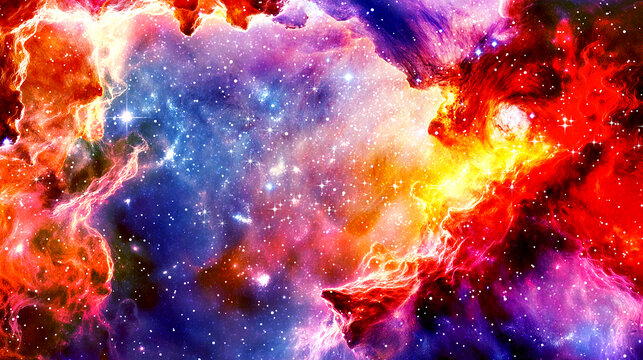 絢麗星空星云宇宙