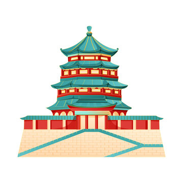國潮風北京古建筑頤和園
