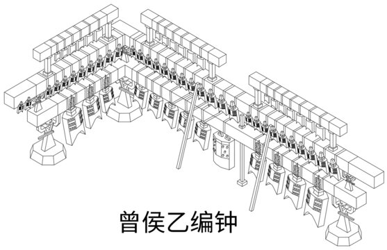 曾侯乙編線稿