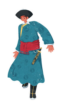 蒙古族服飾男性