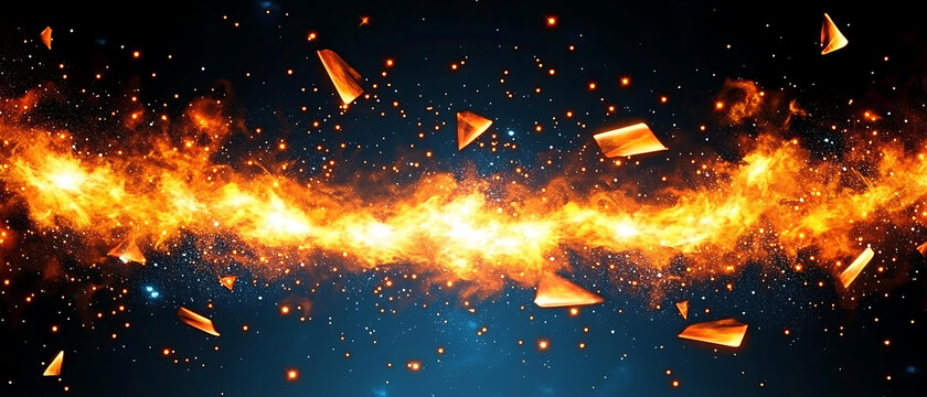 抽象火爆宇宙爆炸圖