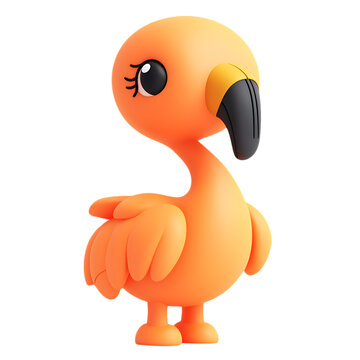 [免摳素材]可愛(ài)的卡通火烈鳥(niǎo)