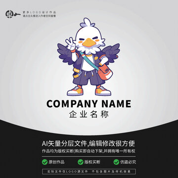 卡通運動街頭鷹潮牌LOGO