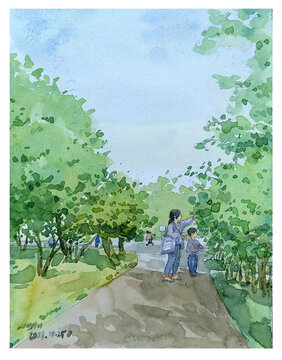 公園一角
