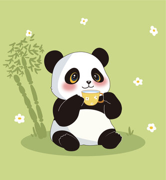 卡通小熊貓