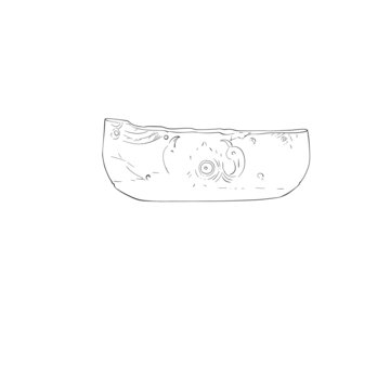 雙鳥(niǎo)朝陽(yáng)紋象牙碟形器