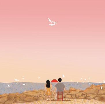一起去海邊吧