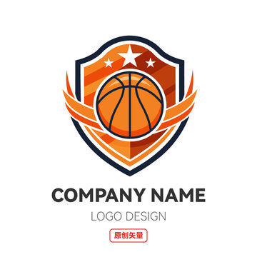 矢量插畫(huà)籃球運(yùn)動(dòng)logo標(biāo)志