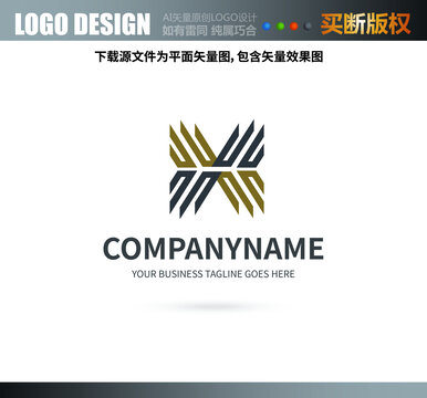 X字母LOGO