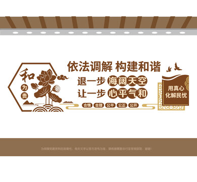 人民調(diào)解文化墻