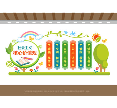 校園核心價值觀文化墻