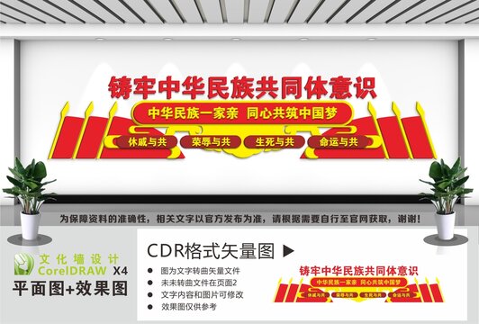 民族共同體民族團(tuán)結(jié)文化墻